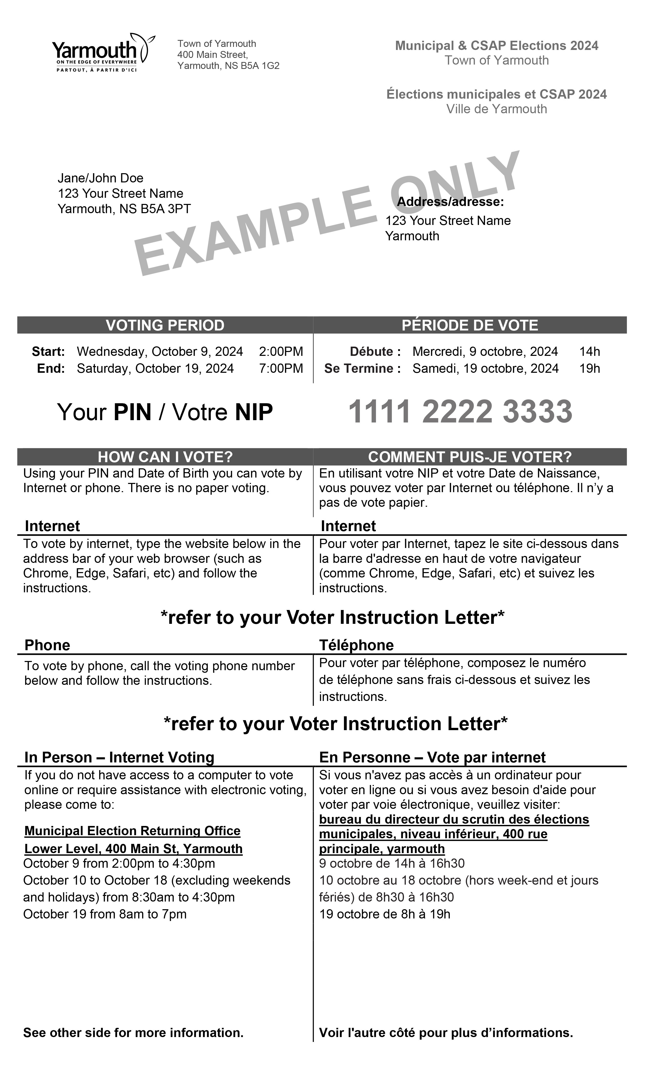 Voter Letter 1