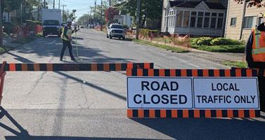 Closure on Sawdust Drive/Sprucewood Crescent Wednesday