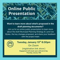 Online Presentation for Planning Review